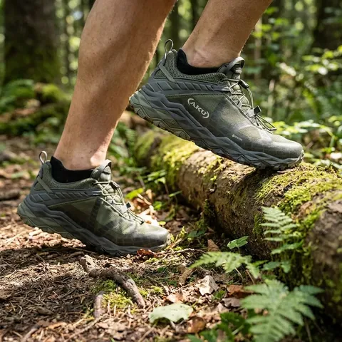 Літні трекінгові кросівки AKU FlyRock GTX (Зелений/Сірий) з Gore-Tex і Vibram — фото 3