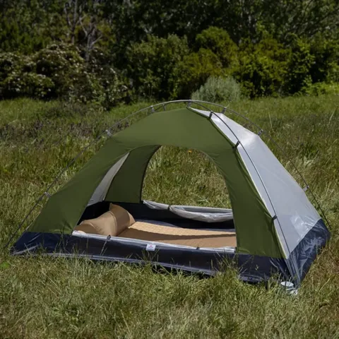 Намет двомісний Naturehike P-Series NH18Z022-P, 210T/65D, темний хакі — фото 4