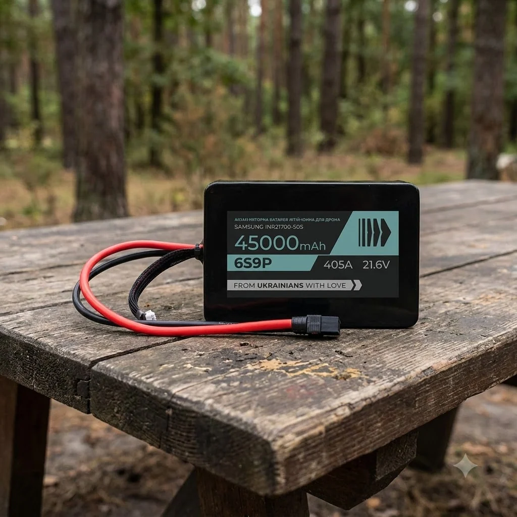 АКБ для коптерів/літаків BTRY 6s9p Samsung INR21700-50S