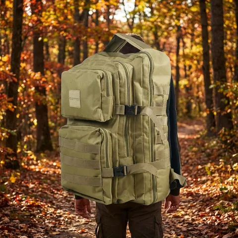 Рюкзак тактичний 30 л з системою MOLLE койот (виробництво Україна)