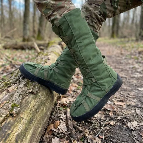 Бахіли водозахисні на взуття OVER BOOT олива — фото 3