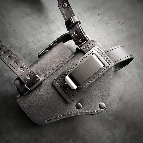 Кобура оперативна під Beretta 92 | прихованого носіння| чорна — фото 2