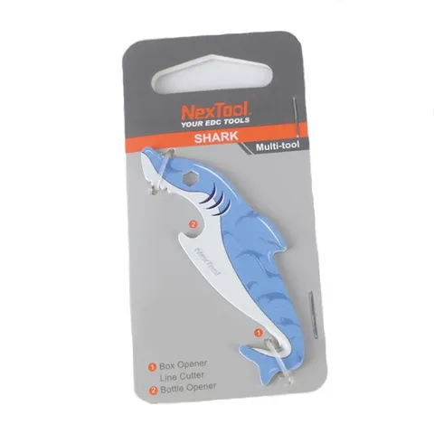 Міні-Мультитул NexTool EDC box cutter Shark KT5521Blue — фото 2
