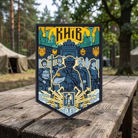 ПВХ Патч (шеврон) "Київ місто" кольоровий