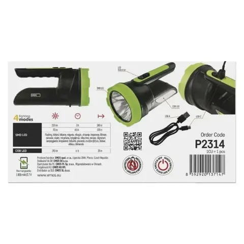 Ліхтар акумуляторний Emos P2314 210 Lm 1800 mAh — фото 7