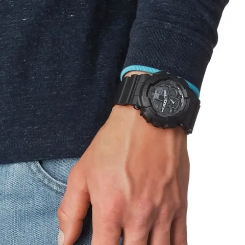 Годинник Casio G-SHOCK GA-100 - чорний — фото 5