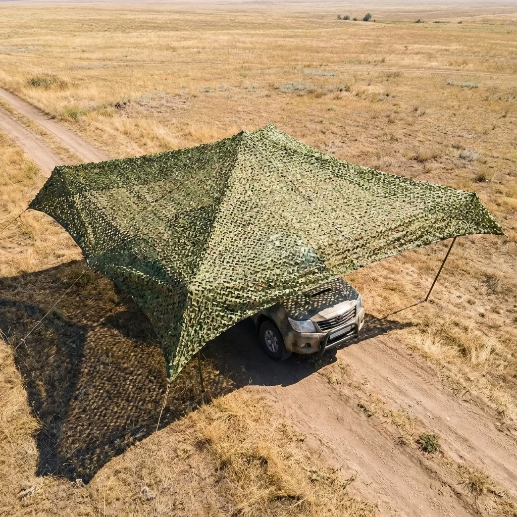 Маскувальна сітка Militex для авто Камуфляж 20х20 (площа 400 кв.м.)