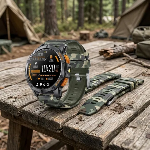 Розумний смарт годинник Smart GPS Max ArmyGreen, 2 ремінці