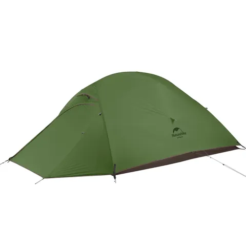 Намет надлегкий одномісний з футпринтом Naturehike Cloud Up 1 Updated NH18T010-T, 20D, темно-зелений — фото 2