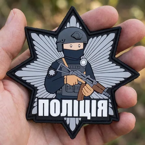 ПВХ патч Поліція зірка — фото 3
