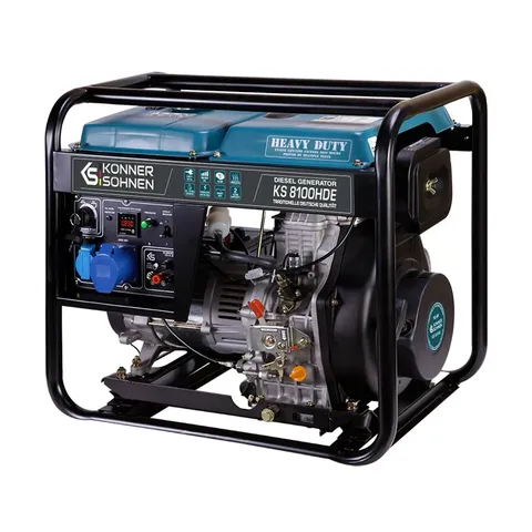 Генератор дизельний Konner&Sohnen KS 8100HDE (EURO V), 230В, 6.5 кВт, електростартер — фото 4