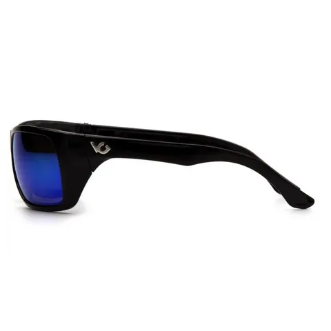 Окуляри поляризаційні захисні Venture Gear Vallejo Polarized (green mirror), дзеркальні синьо-зелені, Чорний — фото 5