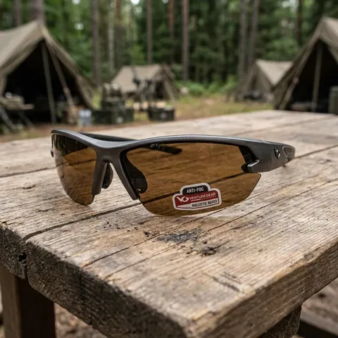 Захисні окуляри Venture Gear Tactical Semtex 2.0 Gun Metal (bronze) Anti-Fog, коричневі в оправі кольору "темний металік", Темний металік