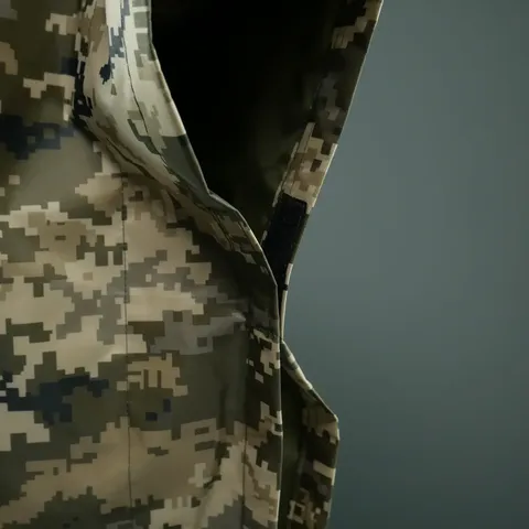Універсальний військовий пончо з захистом від тепловізора Gen 1 Піксель — фото 10
