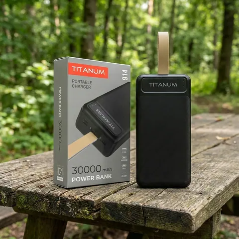 Повербанк TITANUM 914 Black 30000mAh