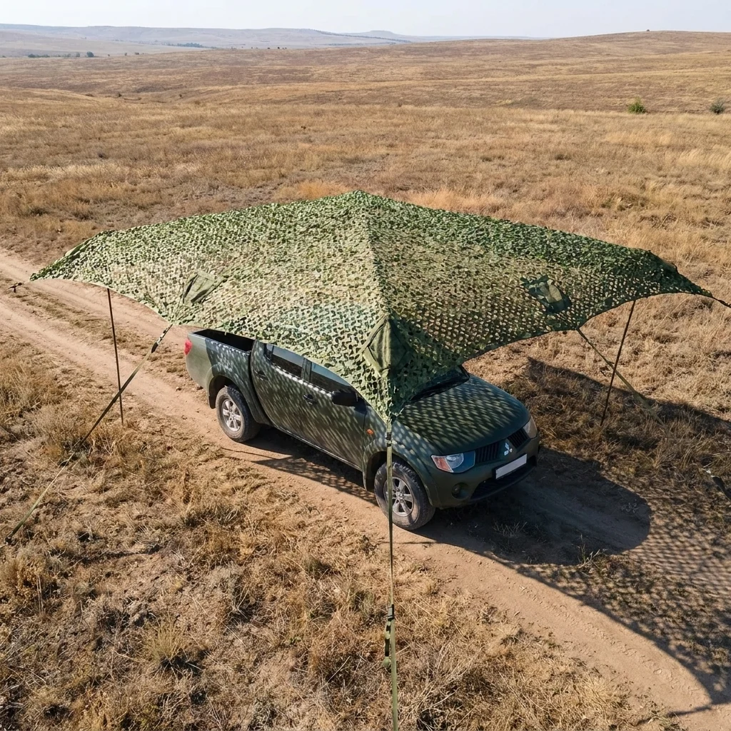 Маскувальна сітка Militex для авто Камуфляж 5х5м (площа 25 кв.м.)