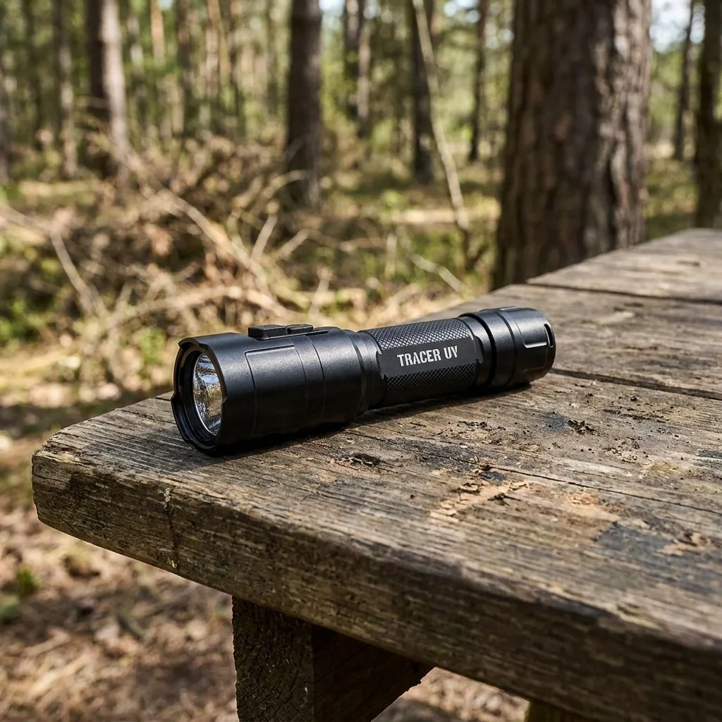Ліхтар тактичний Mactronic Tracer UV (1000 Lm + UV 365 nm) Ultraviolet USB Rechargeable (THH0125)