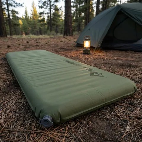 Самонадувний килим Sea to Summit Self Inflating Camp Plus Mat (201x64x7.5см), Rectangular Large, Moss,