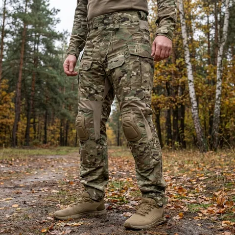 Штани Han-Wild G3 Multicam з наколінниками | Регулювання + посилення | Для полігону й тактики