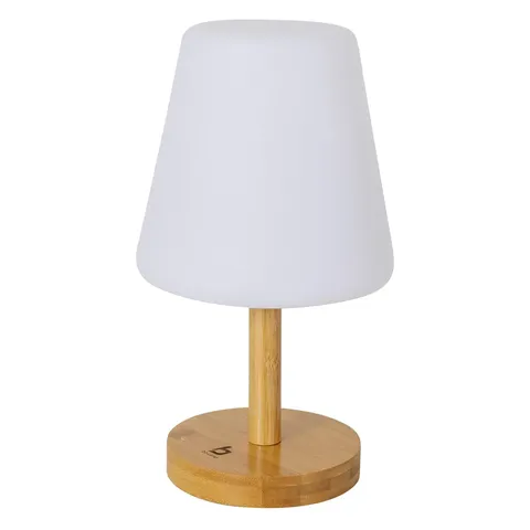 Ліхтар кемпінговий Bo-Camp Cambridge Rechargeable 200 Lumen Bamboo/White (5818792) — фото 4