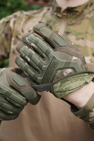 Зимові тактичні рукавички Mechanix M-Pact з утеплювачем — фото 10