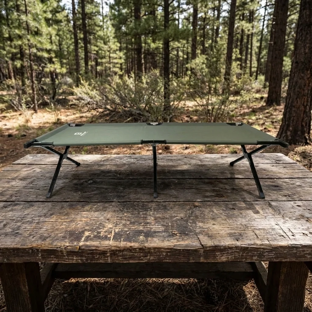 Ліжко розкладне Base Camp Camping Bed — Зелений