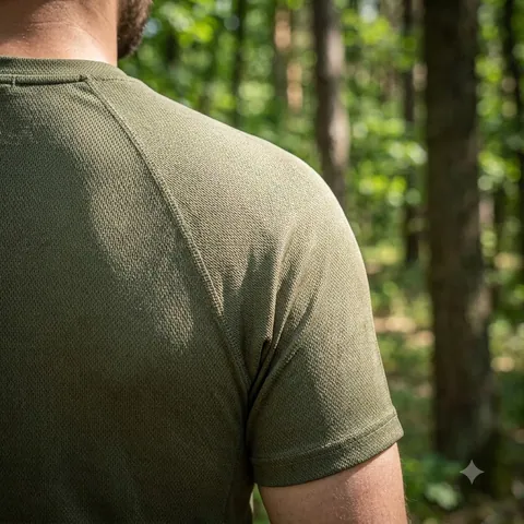 Термоактивна футболка Helikon-Tex Functional T-shirt - Quickly Dry - Olive Green — фото 3