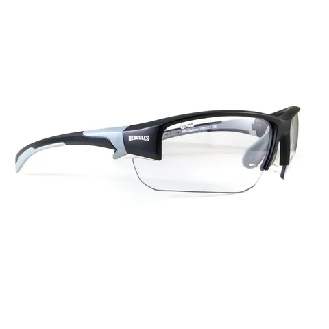 Окуляри біфокальні фотохромні (захисні) Global Vision Hercules-7 Bifocal (+2.5) photochromic (clear), фотохромні прозорі, Чорний — фото 6