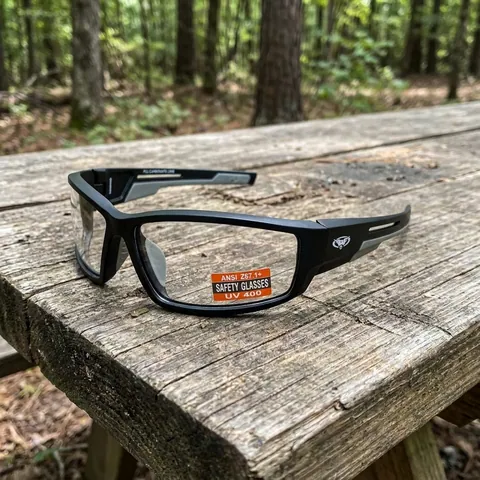 Окуляри захисні Global Vision Sly (clear), прозорі, Чорний
