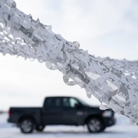 Маскувальна сітка Militex для окопів та бліндажів Зимовий мультикам 5х8м (площа 40 кв.м.) — фото 3