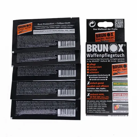 Brunox Gun Care серветки для догляду за зброєю 5шт в коробці — фото 5