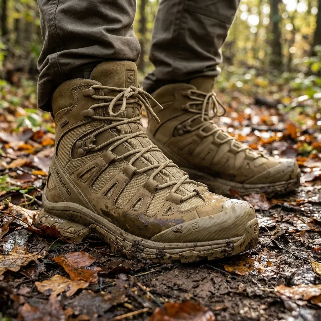 Черевики Salomon QUEST 4D Forces2 Койот 43р (1/3)