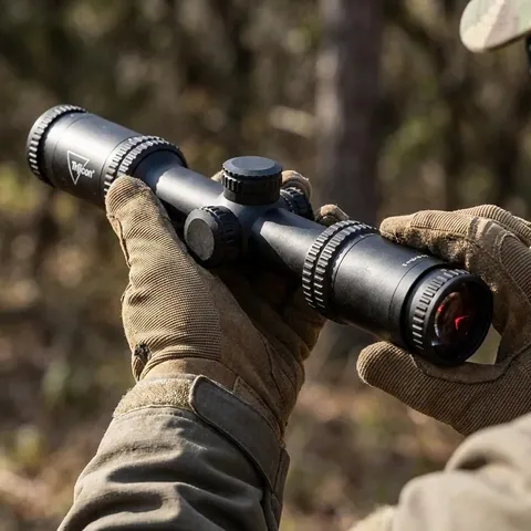 Приціл оптичний Trijicon Credo 1-6x24 MRAD Segmented Circle FFP Red — фото 3