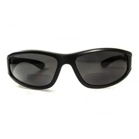 Окуляри біфокальні поляризаційні (захисні) BluWater Winkelman-2 polarized (+2.0 bifocal), (gray) чорні, Чорний — фото 4