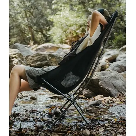 Крісло складане Naturehike Stellaluna L04 CNK2450JJ015, розмір L, алюміній, коричневий — фото 4