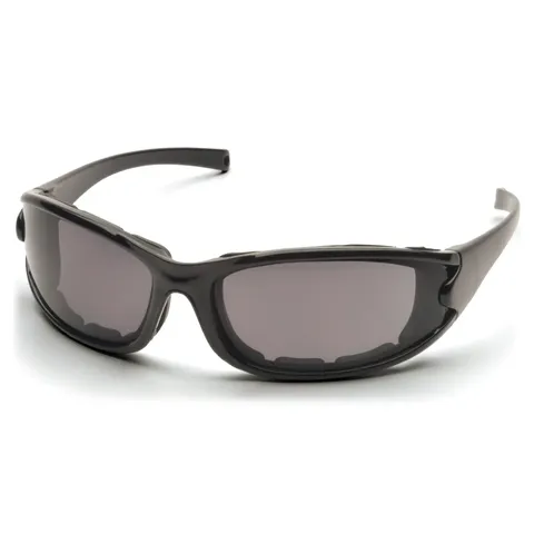 Захисні окуляри з полярізацією Pyramex Pmxcel Polarized (gray) Anti-Fog, сірі, Чорний — фото 6