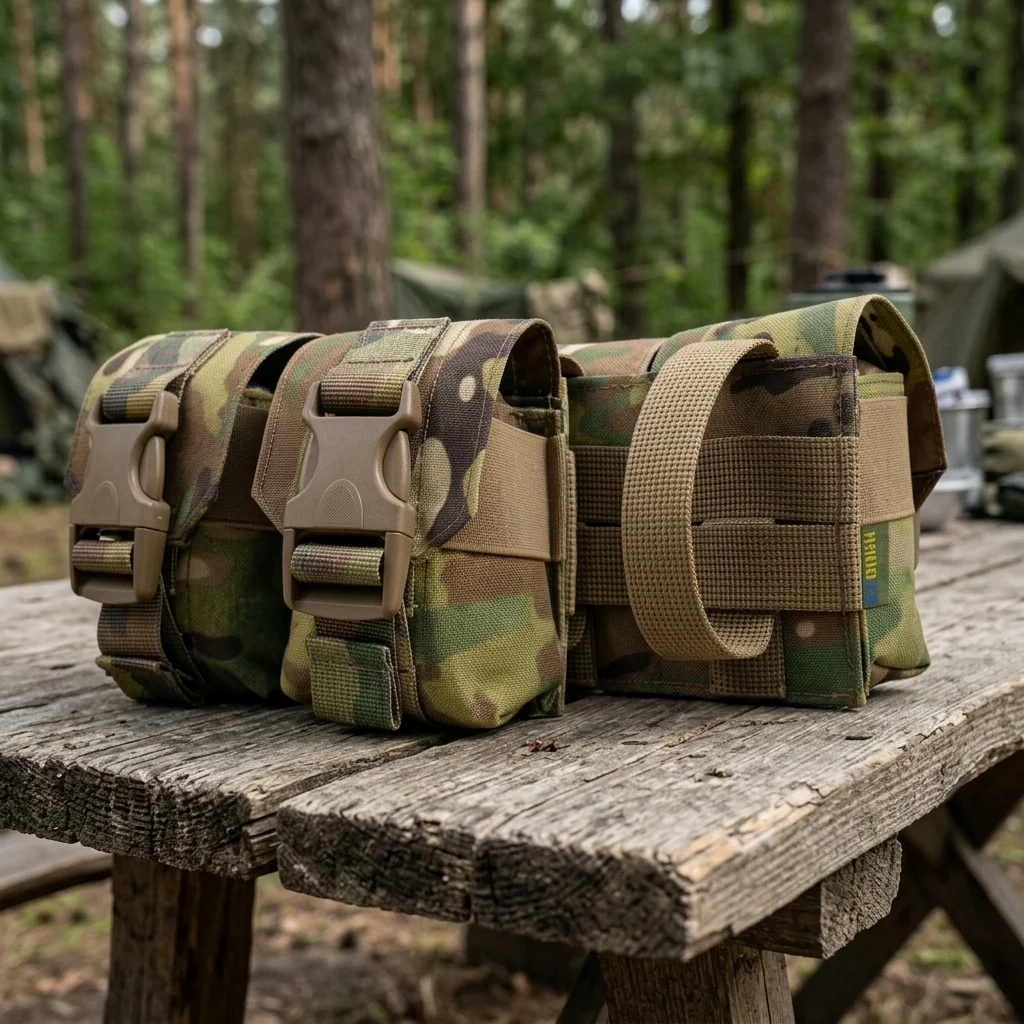 Підсумок під 2 гранати KIBORG GU Double Mag Pouch (Мультикам)