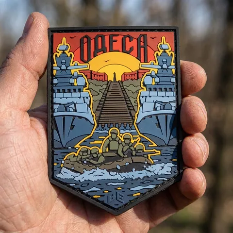 ПВХ Патч (шеврон) "Одеса" кольоровий — фото 3