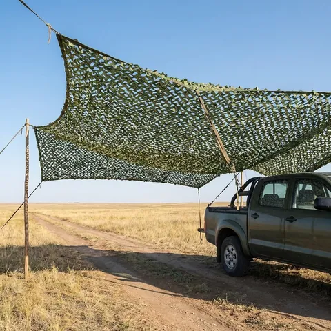 Весняна маскувальна сітка Militex Камуфляж 6х10м (площа 60 кв.м.)