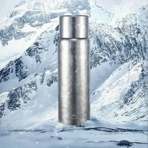 Термос титановий з чохлом Naturehike CNK230CF012 600 ml — фото 5