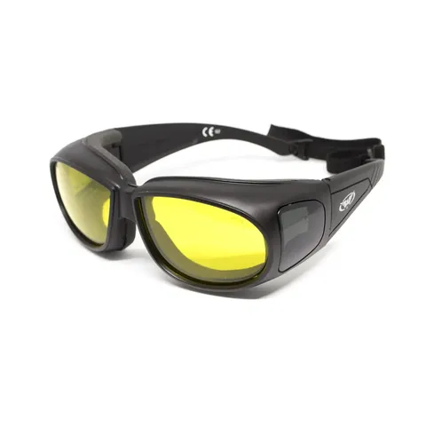 Окуляри Global Vision Outfitter Photochromic (yellow) Anti-Fog, фотохромні жовті, Чорний — фото 4
