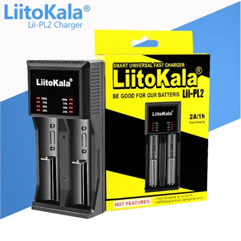 Універсальний зарядний пристрій LiitoKala Lii-PL2 EU на 2 канали — фото 4