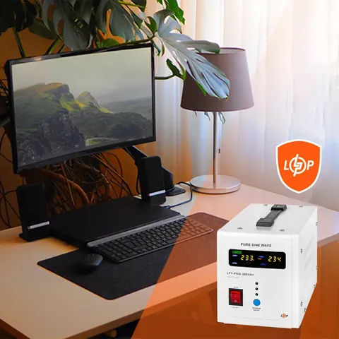 ДБЖ з правильною синусоїдою 12V LPY-PSW-500VA+ (350Вт) 5A/10A — фото 7