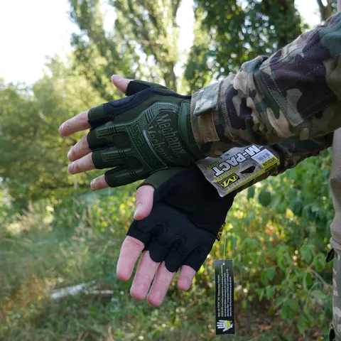 Безпалі рукавиці олива Mechanix MXK-2 — фото 9