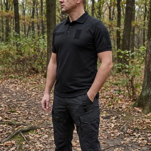 Поло Чорне Pani Paladin LT