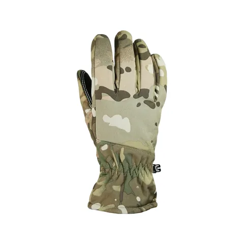 Тактичні зимові рукавиці SoftShell Multicam з — фото 4