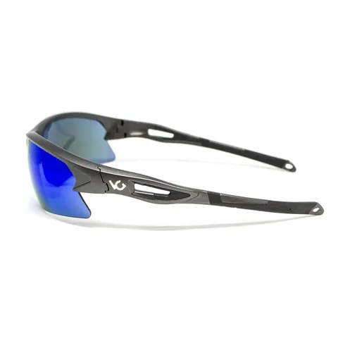Окуляри захисні Venture Gear MontEagle GunMetal (ice blue mirror) Anti-Fog, дзеркальні сині, Сірий — фото 8