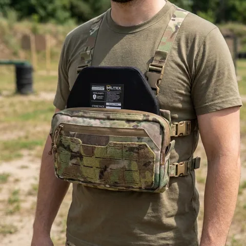 Підсумок під захист живота Militex Мультикам з Cordura original USA (M) з балістичним захистом 2 класу