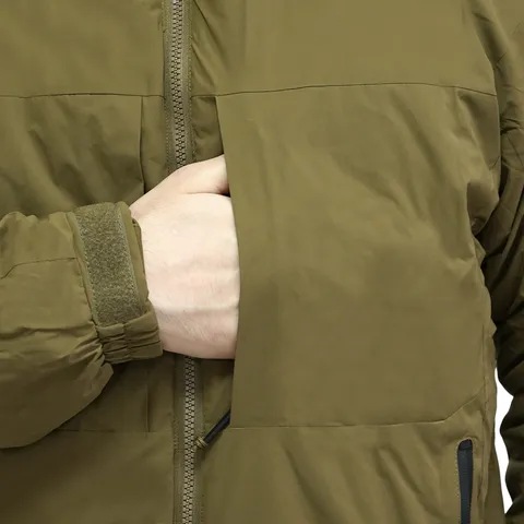 Утеплена зимова куртка BR SQG 5 з еко-пухом койот — фото 7