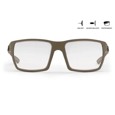 Захисні окуляри Gatorz Marauder Photochromic ANSI Z87.1 Mil-Spec Ballistic, Tan Cerakote - GZ-12-305 — фото 3
